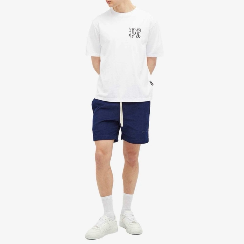 Palm Angels Men's Classic Logo Corduroy Short